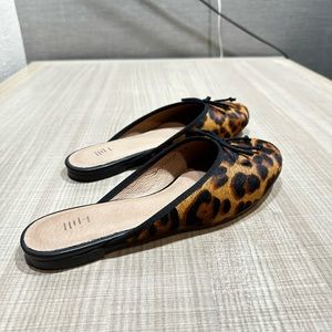J Jill Cheetah Real Calf Hair Mule size 7.5